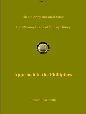 cover image of Approach to the Phillipines
